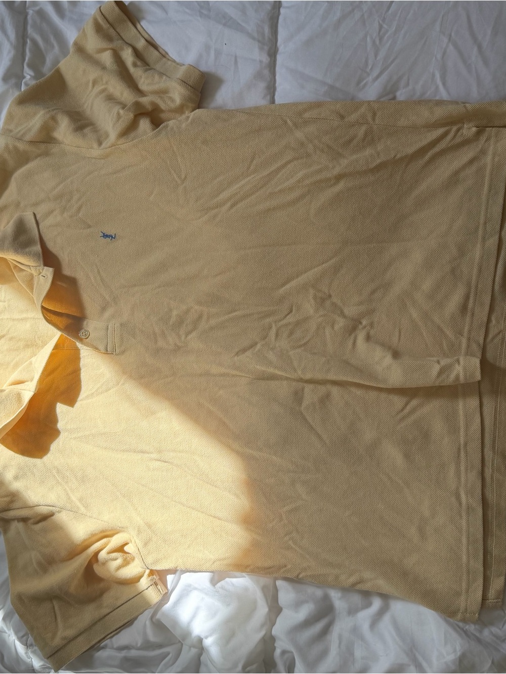 Ralph Lauren Cream Short-Sleeve Polo Shirt - Picture 3 of 5